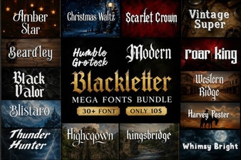 Modern Blackletter Bundle for Creative Designs