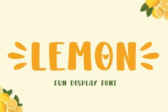 Lemon Font: a Fresh Design for Modern Projects