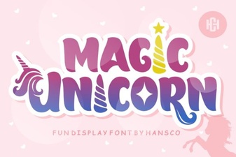 Download Magic Unicorn Font for Creative Designs