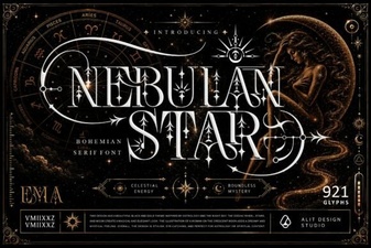Nebulan: an Experimental Font for Creative Projects