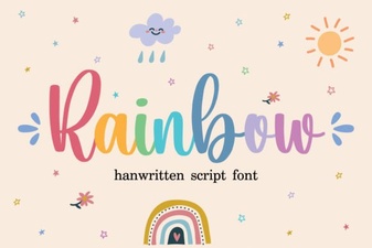Where to Download & Use Creative Rainbow Fonts