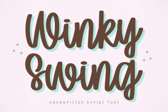Add Playful Flair with Winky Swing Font