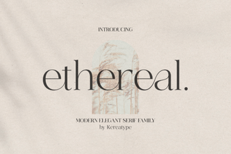 Ethereal Font Design for Creative Projects