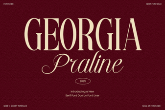 Georgia Praline Font: a Designer's Tasteful Guide